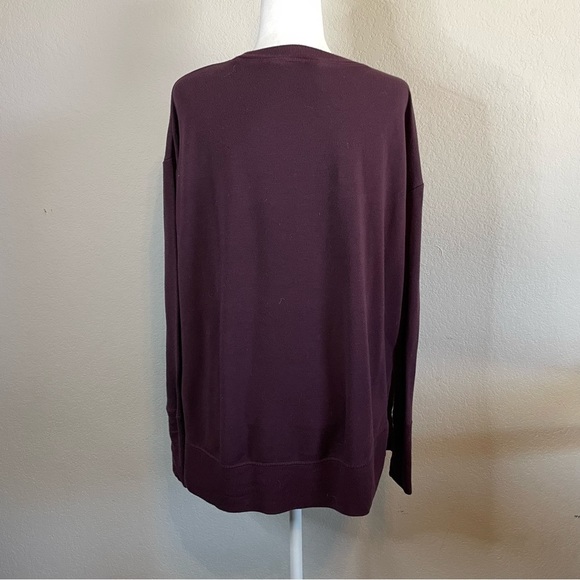 Athleta Purple Long Sleeve Sweatshirt Size Medium - Picture 2 of 7
